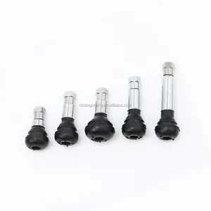 Automotive Tire Spare Parts Tubeless Snap-in Tire Valve Metal Stem TR418C Metal Stem Tyre Valve