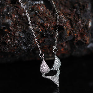 Elegant Design Pendant <b>Jewellery</b> <b>Set</b> with Silver Finishing <b>for</b> Occasions Weddings Functions Or Events Parties <b>for</b> Bulk Export - Product Image 1
