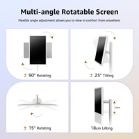 2025 nouveau grand 24 32 pouces Incell écran tactile rotation Usb Wifi Smart Android 14 tablette Pc pour le travail étudiant entraînement jeu