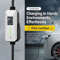 Nuevo Cargador Portátil para Vehículos Eléctricos de 32A y 7kW, Tipo 2 IEC 62196-2, IP66, Impermeable, con Doble Protección de Temperatura