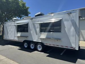 Remorque alimentaire mobile personnalisée de style américain, chariot à glaces, à snacks et à bonbons, fourgon de <span class=keywords><strong>concession</strong></span>, camion de restauration, résistant à la rouille - Product Image 2