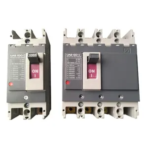 2P 3P 4P 63A 100A 200A 250A UAB UCB Moulded Case Circuit Breaker MCCB