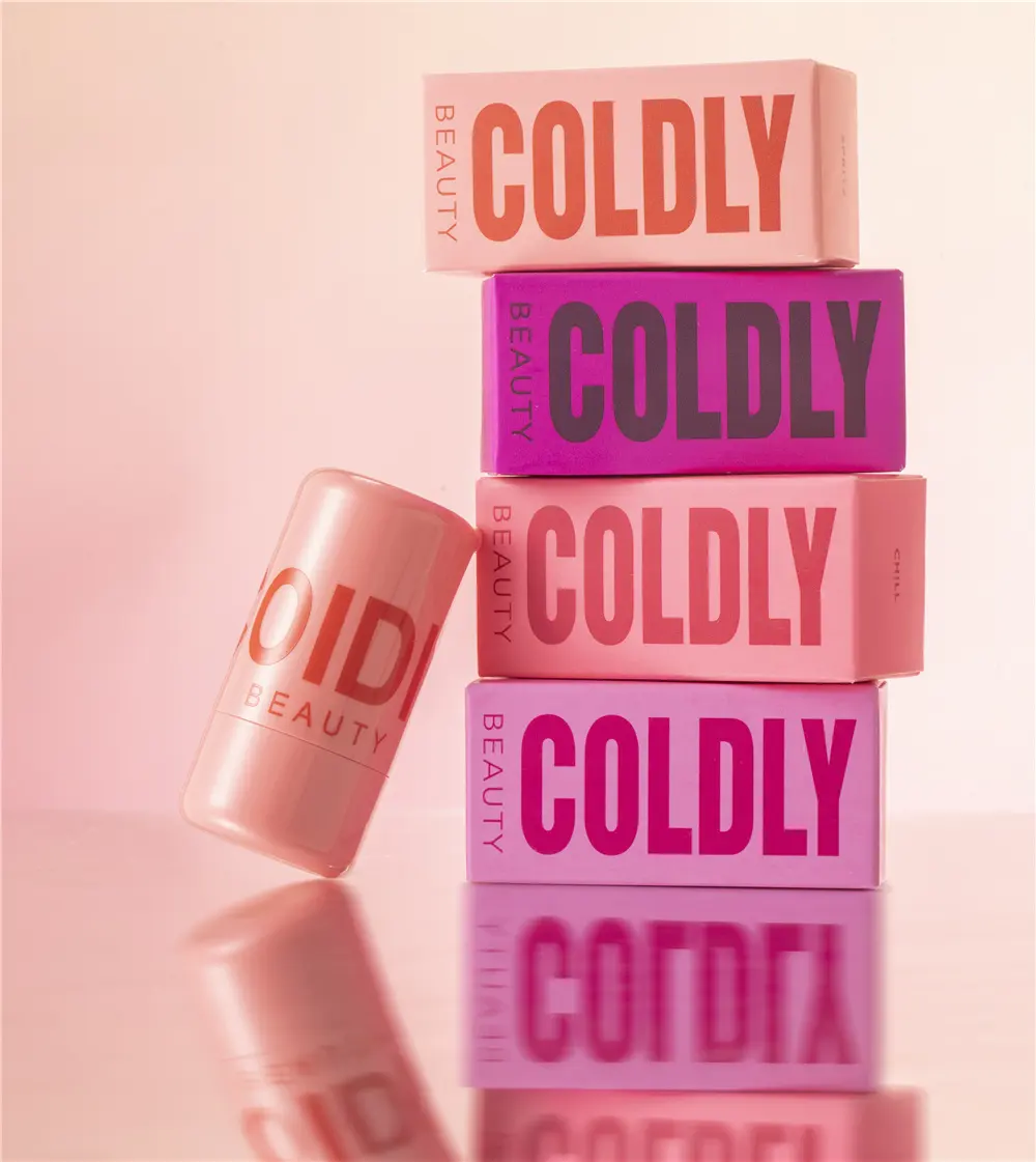 Logo personalizzato gelatina di umidità tinta labbra guancia Blush idratante morbido leggero rosa macchia di gelatina tinta Blush Stick etichetta privata