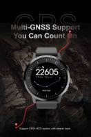 Montre intelligente GPS de luxe écran de surveillance de l'oxygène sanguin tactile complet montre de sport Fitness Tracker