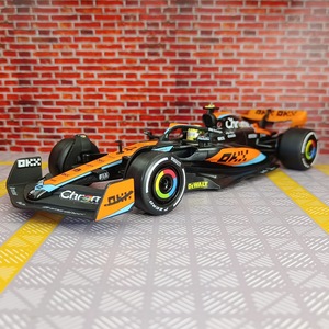 Coche en miniatura fundido a presión 1:24 <span class=keywords><strong>McLaren</strong></span> F1 MC60 Monaco Grand Prix decorar coche <span class=keywords><strong>de</strong></span> Metal modelo colección juguetes exhibición adultos y niños regalo - Product Image 5