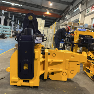 Гидравлический вибромолот для вертикальной забивки свай, подходит для свай длиной 5-9 метров, навесное оборудование для экскаватора, самое продаваемое оборудование для забивки свай - Product Image 3