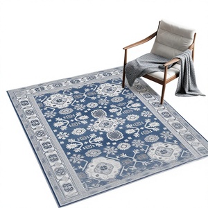 Venta Directa de Fábrica, Alfombra Turca Retro Bohemia Abstracta para el Hogar, Fácil de Cuidar, Lavable a Máquina, Antideslizante, Hecha a Máquina - Product Image 3