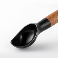 Anti-aanbak Coating Ijs Opscheplepel Tool Scoop Met Houten Comfortabele Handgreep