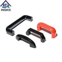 Manijas y Perillas de Plástico para Muebles, Manija de Nylon Negra en Forma de U para Barcos y Puertas, Duradera y Resistente, Personalizable