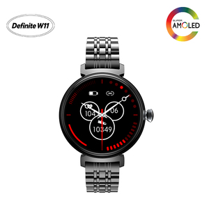 Reloj Inteligente Delgado de Metal para Mujer W11-70 con Pantalla AMOLED Ultra Pequeña de 1.02'' y Resistencia al Agua IP67, Monitor de Salud Diario, Pedido al por Mayor - Product Image 2