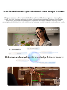 Kính thông minh Rokid 2025, tai nghe đeo thông minh, AI hình ảnh, điều hướng ảnh, dịch thuật trực tiếp, mô hình lớn - Product Image 4