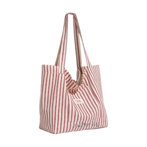 Sacs fourre-tout pour femmes en toile et cuir écologique de haute qualité OEM, tendance, vente en gros, logo personnalisable, doubles poignées, rivets ouverts, broderie - Product Image 2