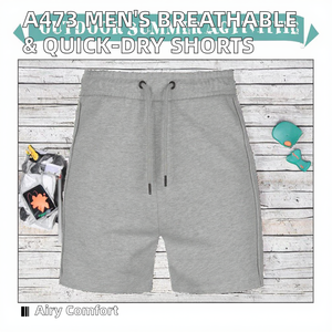 Pantalones Cortos Deportivos para Hombre A473, Cintura Media Vintage, Secado Rápido, Transpirables, Cintura Elástica, 100% Poliéster, Bordados, Personalizables para Verano - Product Image 2