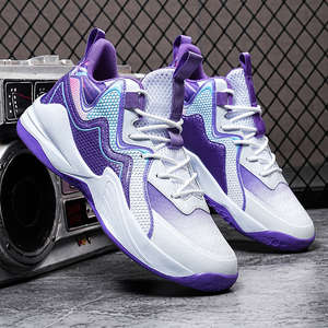 Chaussures de basketball pour hommes, idéales printemps-été, pour adolescents, étudiants, compétitions sportives, entraînement, et chaussures de sport tendance pour les amoureux. - Product Image 4