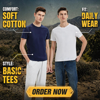 T-shirt Athlétique Homme Col Rond en Coton Mercerisé Séchage Rapide 190g de Haute Qualité – Vente en Gros Personnalisée