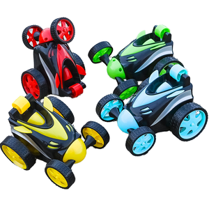 High-Speed Mini RC Stunt Car for Kids Double-Sided <strong>Remote</strong> Control Battery Flip Rotation 360 Rolling Drift Twist Swing Action - Product Image 1