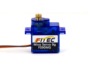 Servo Digital Micro Feetech <span class=keywords><strong>FS90MG</strong></span> 6V 2.2kg.cm con Engranaje Metálico de 9g para Coche RC, Avión, Arduino, Educación, Robot, Kit DIY - Product Image 2