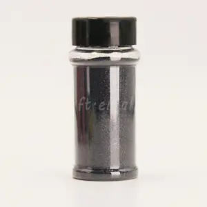 Factory Bulk Wholesale Cosmetic Shiny Nail Craft Laser Holographic Black Glitter