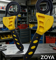 Clé à sangle réglable en plastique PP pour ingénieurs, clé à filtre à huile renforcée, ouvre-bocal pour mécaniciens et plombiers OEM LXDL