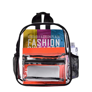Túi Đựng Sách Nhựa PVC Ba Lô Nữ Mini Trong Suốt Chống Nước - Product Image 1