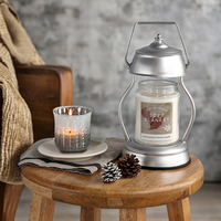 Lampe chauffe-cire minimaliste nordique avec base en métal, diffuseur de parfum esthétique scandinave pour la décoration intérieure moderne