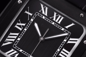 นาฬิกากลไกอัตโนมัติที่ทันสมัยและหรูหรา กระจกคริสตัลแซฟไฟร์ หน้าปัดลายดวงอาทิตย์สีดำ - Product Image 2