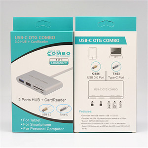 <b>USB</b>-<b>C</b> OTG 3.0 Combo Hub With SD TF Card Reader <b>USB</b> 3.0 Port For Phone And Computer Expansion - Product Image 2