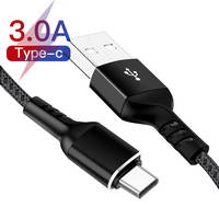 Vente flash : câble de charge rapide USB Type-C en nylon tressé de 1 m 3A pour iPhone 15 Pro Max