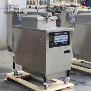 Freidora Eléctrica y a Gas Estilo <span class=keywords><strong>KFC</strong></span> Comercial, Nueva, para Restaurantes y Hoteles - Product Image 6