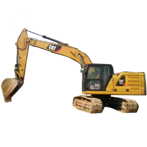 Excavatrice Caterpillar 320GC d'occasion, provenance Japon, certifiée CE, avec accessoires tarière et brise-roche - Product Image 1