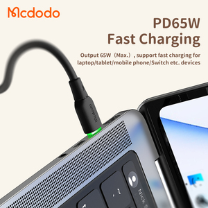 Mcdodo 477 60W LED PD Smart Charger <span class=keywords><strong>Cable</strong></span> 65W Pd Fast Charger USB C USB C <span class=keywords><strong>iPhone</strong></span> 15 Pro Max Mac Silicone <span class=keywords><strong>Cable</strong></span> High Power - Product Image 4