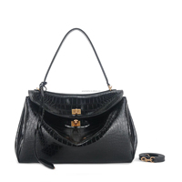 Sac fourre-tout de luxe en cuir véritable pour femme, sacs à main de créateur personnalisés, imprimé léopard, porté épaule, grande capacité, imperméable