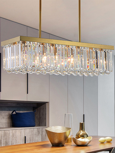 新产品室内岛装饰吊灯客厅餐厅吸顶灯商业酒店大堂水晶吊灯 - Product Image 2