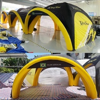 Tente gonflable personnalisée avec impression numérique, résistante à l'eau et au soleil, durable, pompe électrique, dimensions 10 pieds, utilisation en extérieur