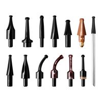 MUXIANG Accessoires de bricolage pour fumeurs 30 styles de tiges de tuyau en forme de cône en acrylique de 9mm avec embouts de tabac pour filtres à fumer