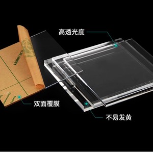 Lámina Acrílica Transparente de Nuevos Materiales Kunsheng, Grosor Personalizado, Resistente a los Rayos UV, para Corte y Grabado Láser, Doblado en Caliente, UV - Product Image 1