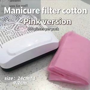 Filtro desechable para aspiradora de uñas, filtro de polvo, tela no tejida de corte especial, diseñado específicamente para salones de uñas - Product Image 5