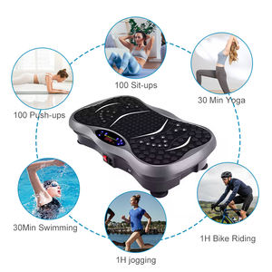 Tüm vücut titreşimi plaka makinesi masaj makinesi tüm vücut vibratör makinesi Mini vücut titreşim plakası egzersiz için - Product Image 3