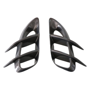 Rejillas de Ventilación de Fibra de Carbono para Porsche Cayman <span class=keywords><strong>Boxster</strong></span> para Kit de Carrocería 718, Borde de Parachoques Delantero, Difusor Trasero, Faldones Laterales en V - Product Image 3