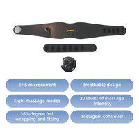 Ceinture de soutien lombaire réglable et confortable pour le fitness et les soins quotidiens, avec massage par impulsions EMS, enveloppement de soutien de la taille et fonction de ceinture d'entraînement