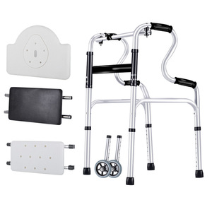 Aluminum Alloy Walker <b>With</b> Handrail <b>Frame</b> For Elderly And Disabled Persons <b>Walking</b> Aid <b>With</b> Toilet <b>Seat</b> Function - Product Image 2