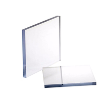 Plaque en polycarbonate transparente noire pour PC, 4 x 8 pieds, protection UV, épaisseur 3 mm, 12 mm