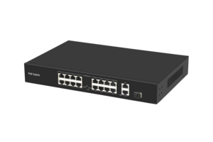 Chất Lượng Cao OEM 250M 16 / 24 Cổng Chuyển Mạch PoE Thông Minh 2 Cổng Gigabit Ethernet Uplink 1 1000 Tổng Công Suất 300W Camera IP - Product Image 6
