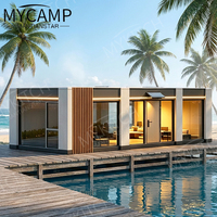 Capsule spatiale modulaire en acier pour bureau et hôtel, design moderne respirant, épaisseur standard, assemblage facile pour villa et appartement