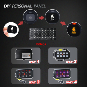 8 gang chuyển bảng điều khiển hộp điều khiển với ứng dụng không dây từ xa cho 12V 24V SUV Xe tải 4x4 off road Led thanh ánh sáng hệ thống mạch - Product Image 4