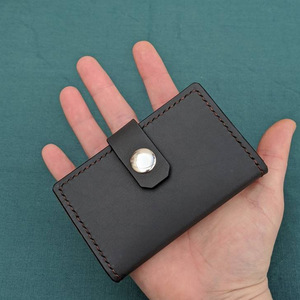 Tarjetero de cuero para tarjetas de visita, organizador creativo de tarjetas de visita para hombres y mujeres, tarjetero portátil. - Product Image 3
