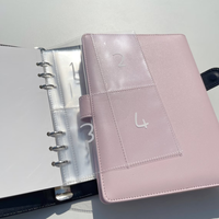 A5 Spiral Style PU Leather Budget Binder Planner Notebook 100 Envelope Savings Challenge Money-Saving Bulk Product