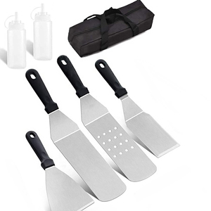 Wholesale Outdoor Travel 14-Piece Heavy Duty Stainless Steel Utensils Set <b>BBQ</b> <b>Tool</b> with Cloth Bag - Product Image 5