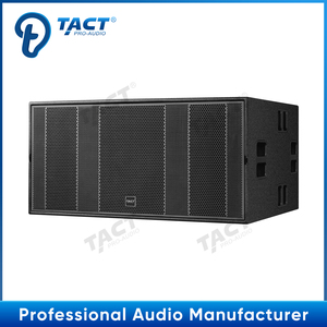 Subwoofer professionnel double 18 pouces haute puissance, puissant subwoofer néodyme 3400W pour spectacle sur scène, église, spectacle en extérieur - Product Image 5