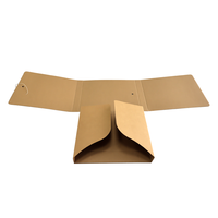 Boîtes d'expédition personnalisées en kraft pour documents, avec cordon et bouton, pour enveloppes en papier